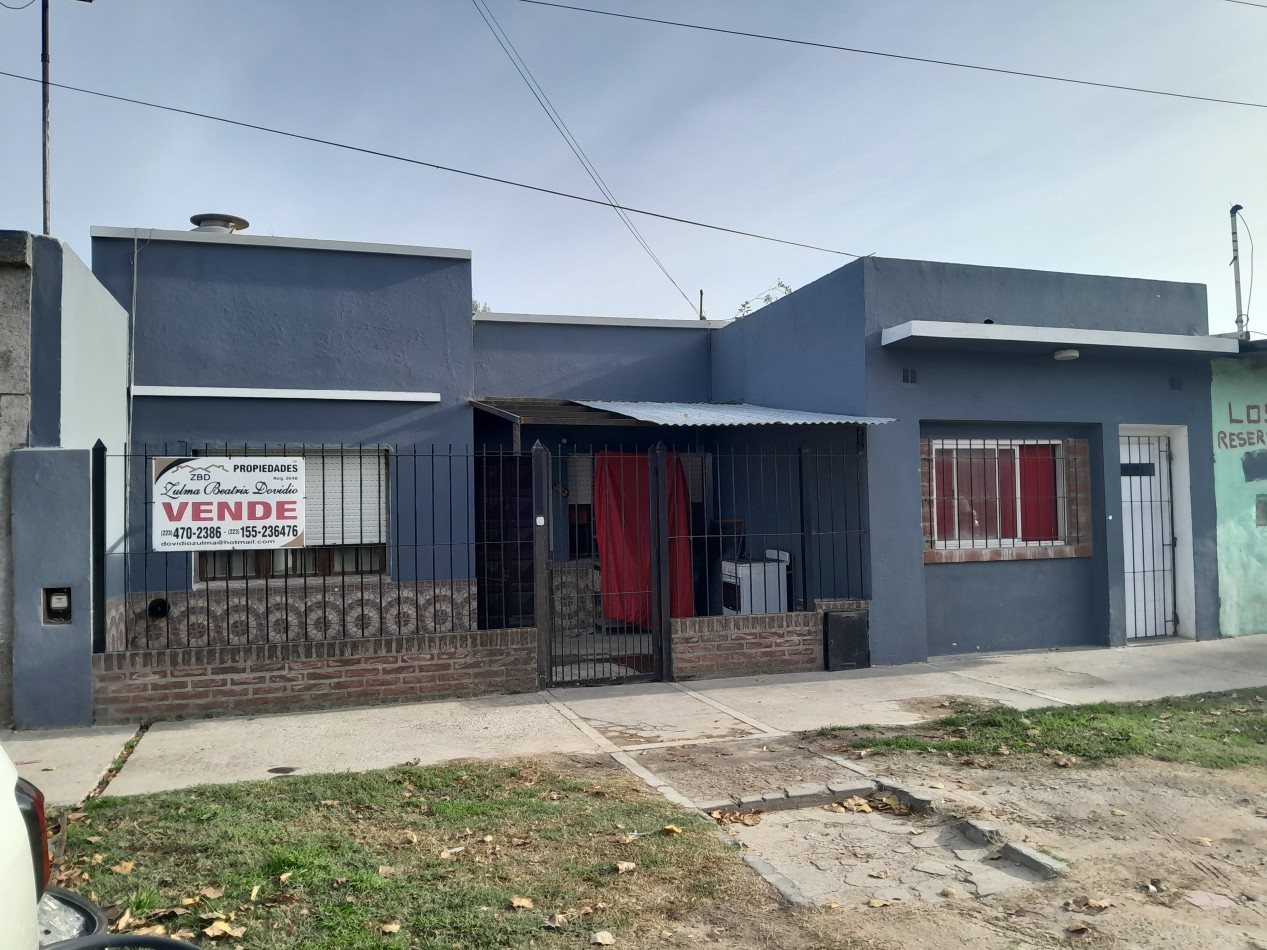 Casa 3 Ambientes con Dto. al frente, mismo lote. El Gaucho
